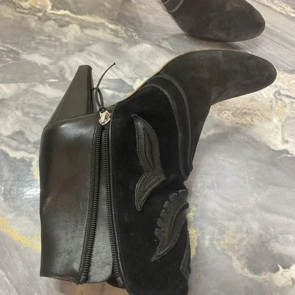 Isabel Marant Leather & Ankle Boots Size 37 - Picture 12 of 16